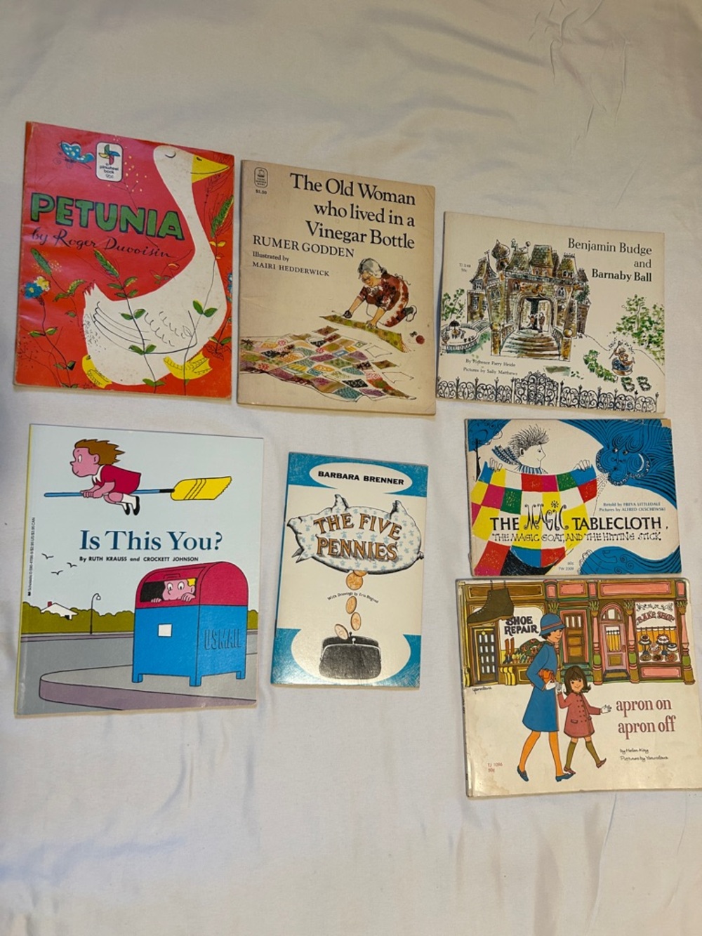Vintage Scholastic book lot Petunia, Five Pennies to Spend, Is This You